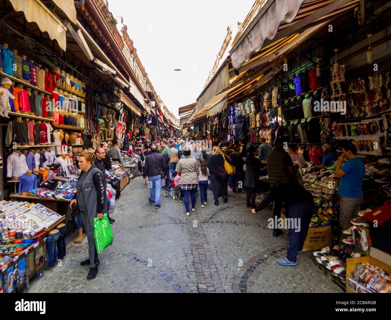 Picturesque street in Istanbul, Turkey Stock Photo