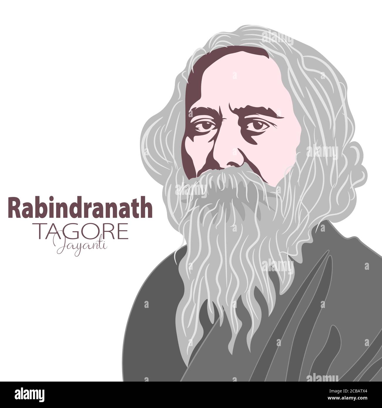 NPG 6697; Rabindranath Tagore - Portrait - National Portrait Gallery