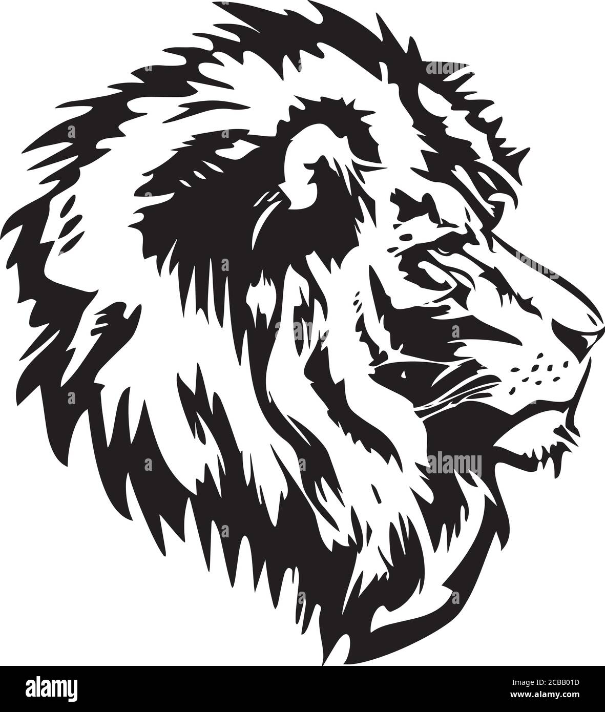 Vector illustration of lion head Stock Vector Image & Art - Alamy