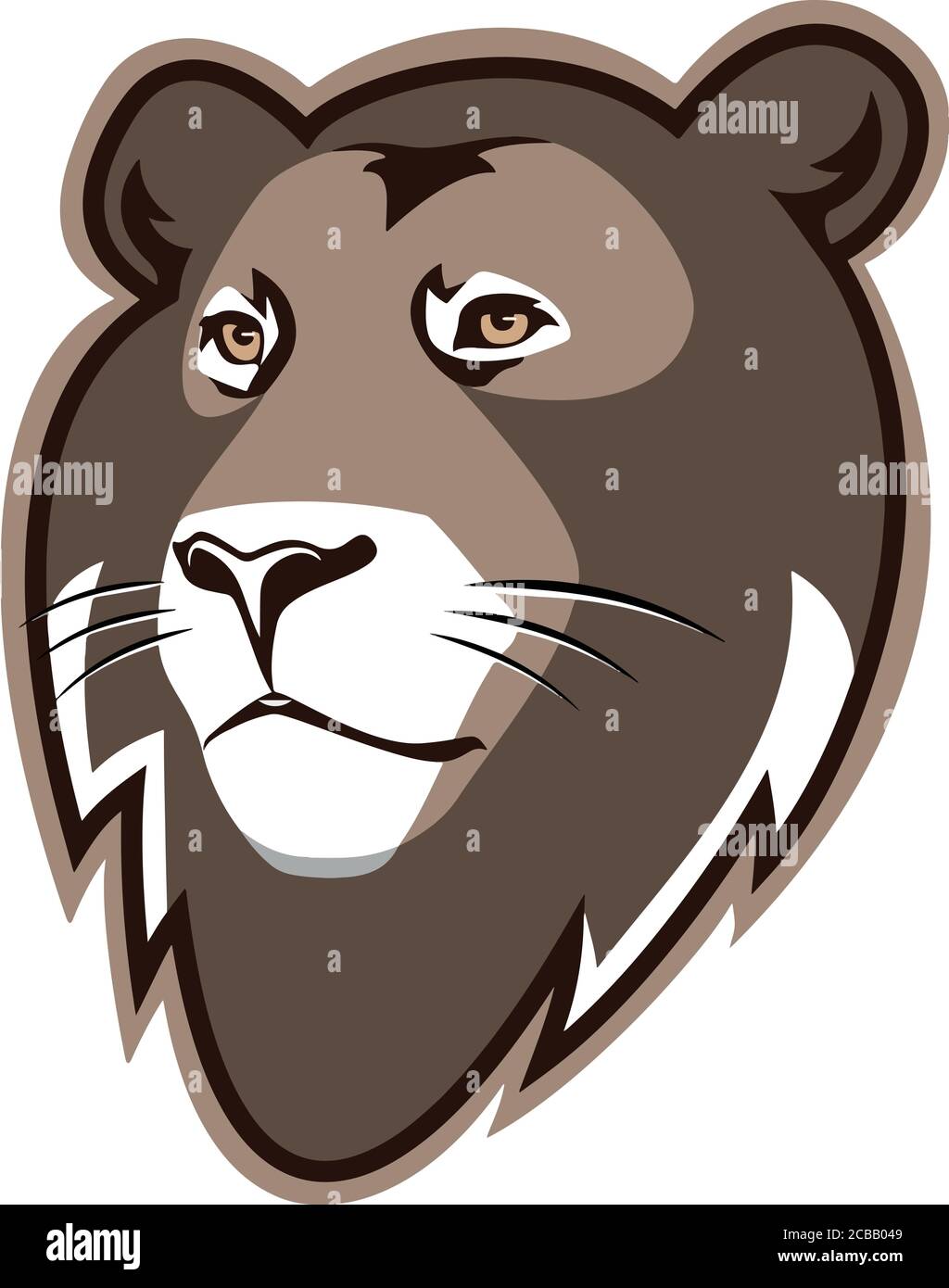 Vector illustration of lion head Stock Vector Image & Art - Alamy