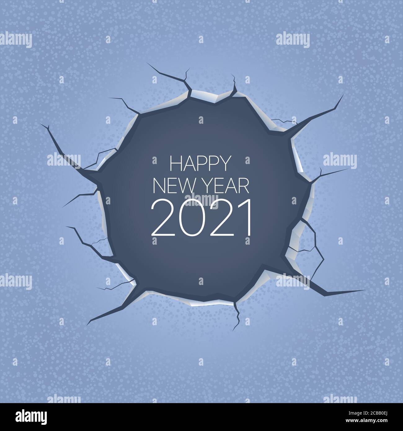Happy New Year 2021 Stock Vector