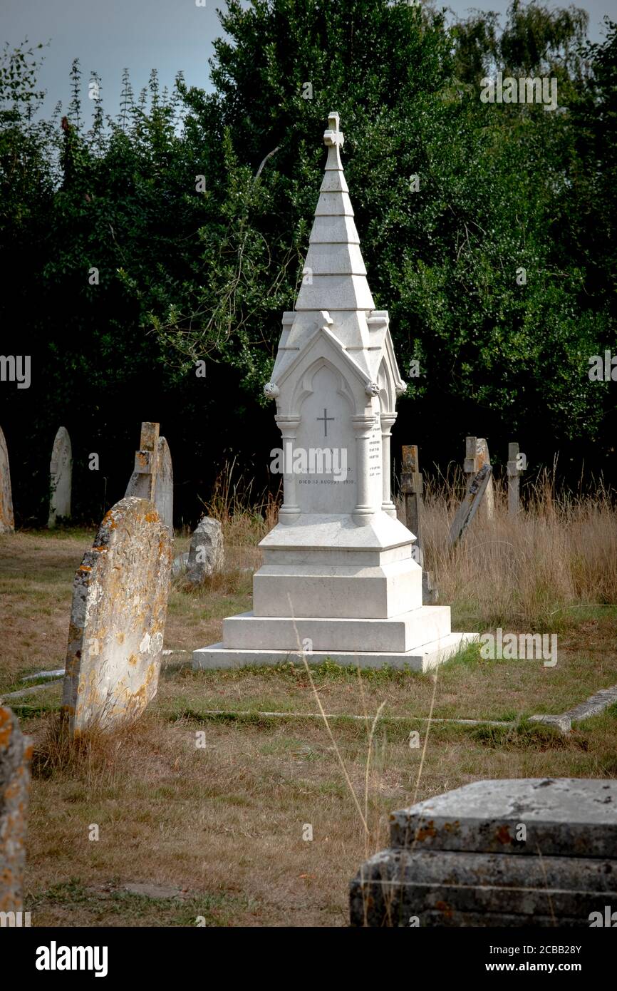 The grave of Florence Nightingale and Florence family memorial in St