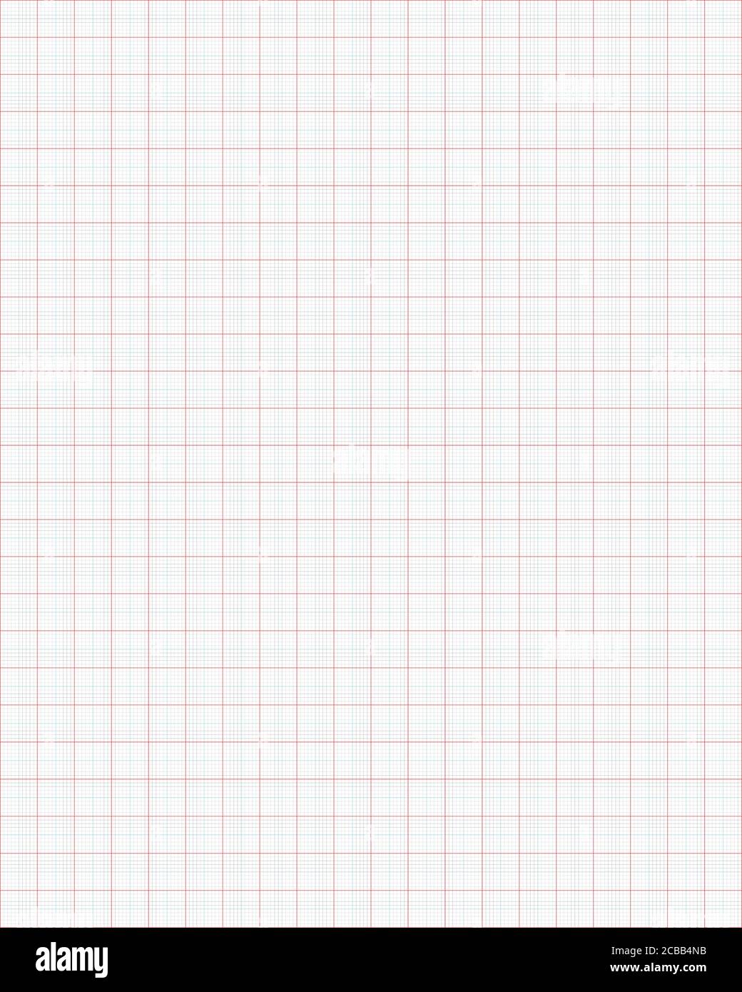 millimeter grid on a4 size page divided by 5 and 10 mm lines sheet of engineering graph paper vector illustration stock vector image art alamy