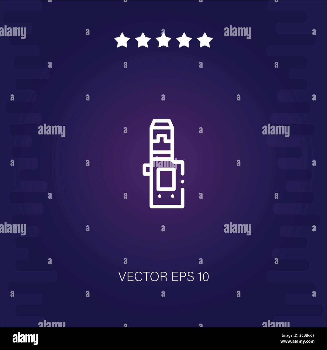 vape vector icon modern illustration Stock Vector Image & Art - Alamy