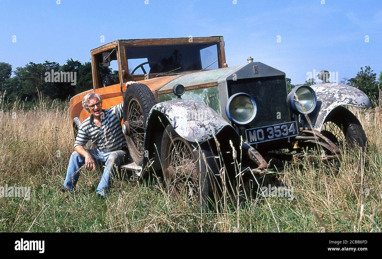 Classic car detectives. Dealers who track down long lost automobiles all over the World. Stock Photo
