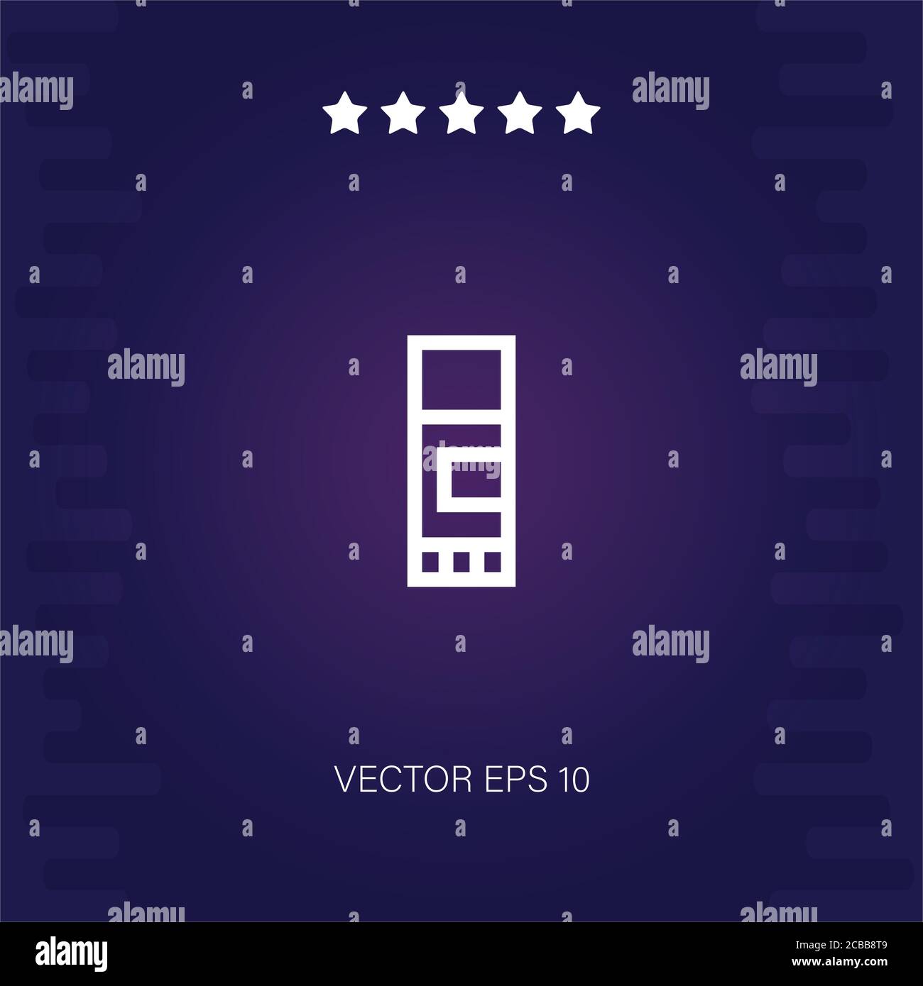 glue stick vector icon modern illustration Stock Vector