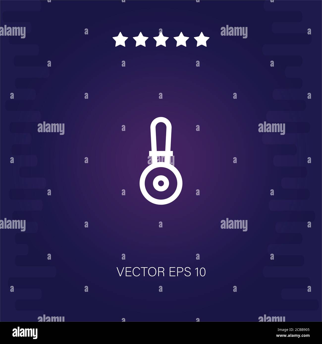 pizza cutter vector icon modern illustration Stock Vector