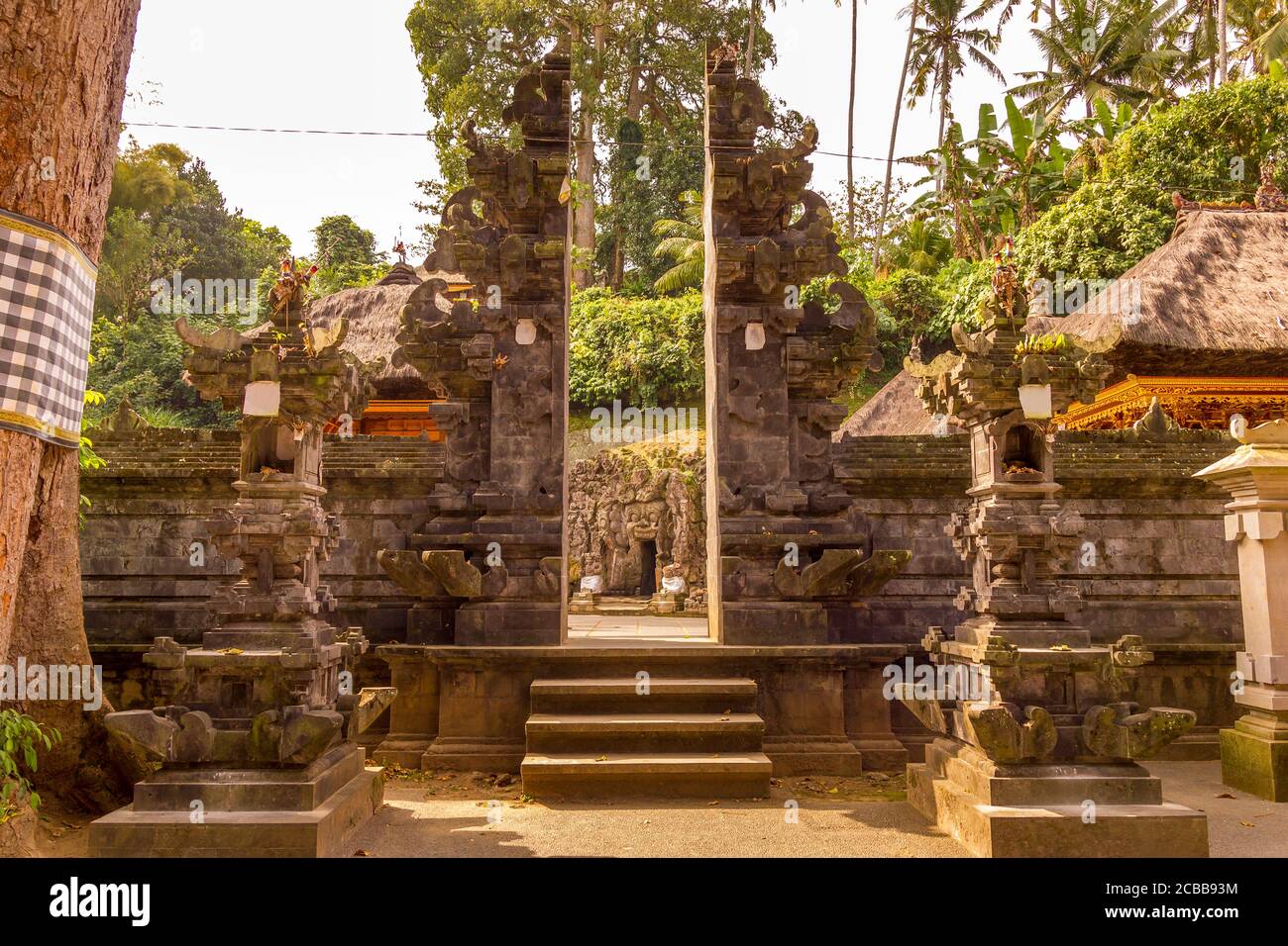 Goa Gajah temple in Bali, Indonesia Stock Photo