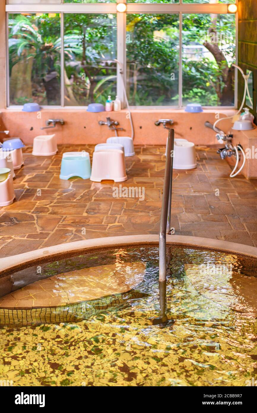 Japanese bathing buckets hi-res stock photography and images - Alamy