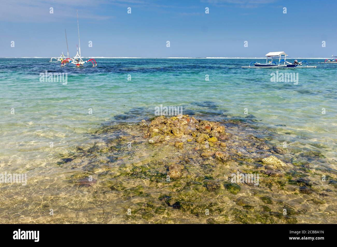 Beautiful sandy beach in bali hi-res stock photography and images - Alamy