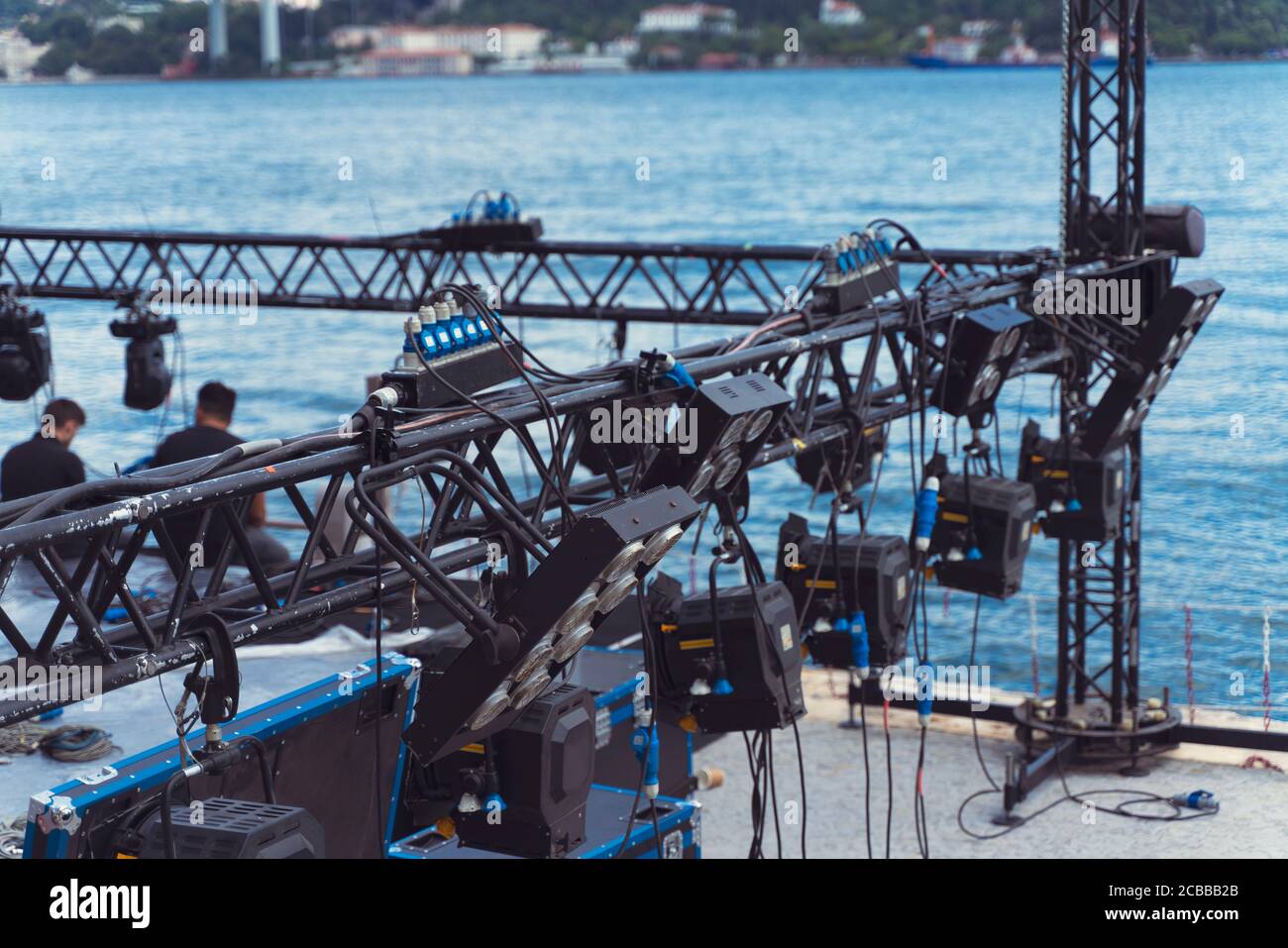 Installation of professional sound, light, led panel, video and stage