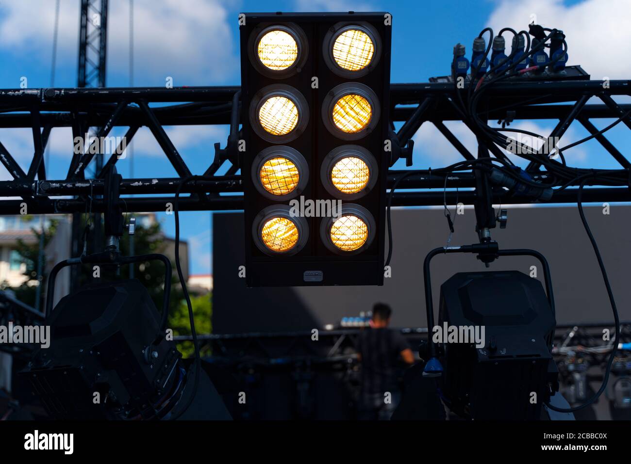 Installation of professional sound, light, video and stage equipment