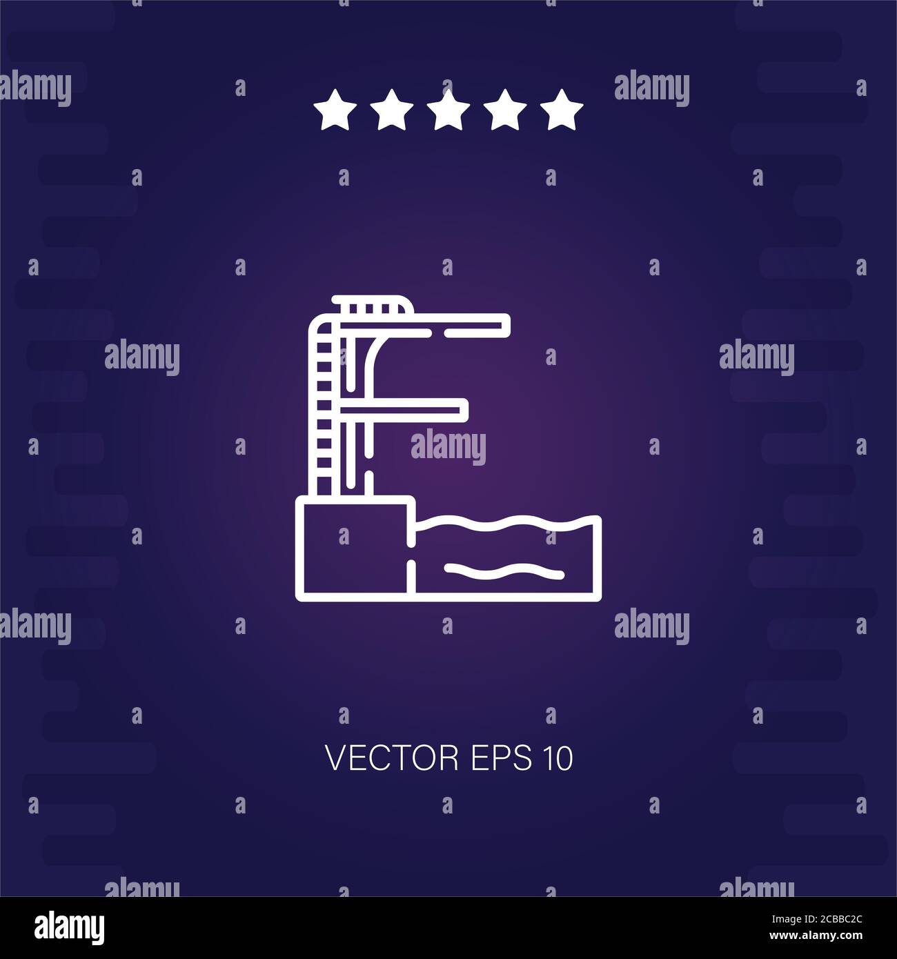 trampoline vector icon modern illustration Stock Vector Image & Art - Alamy