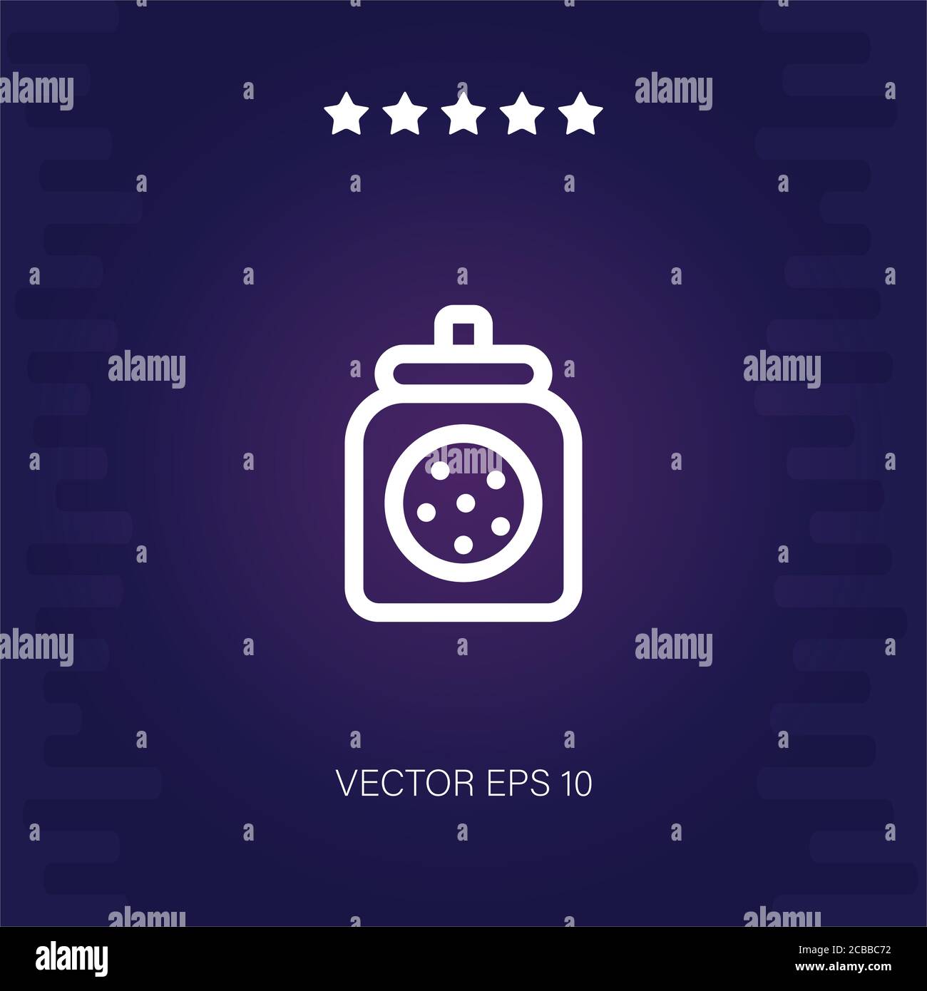 Cookie jar isolated Stock Vector Images - Alamy
