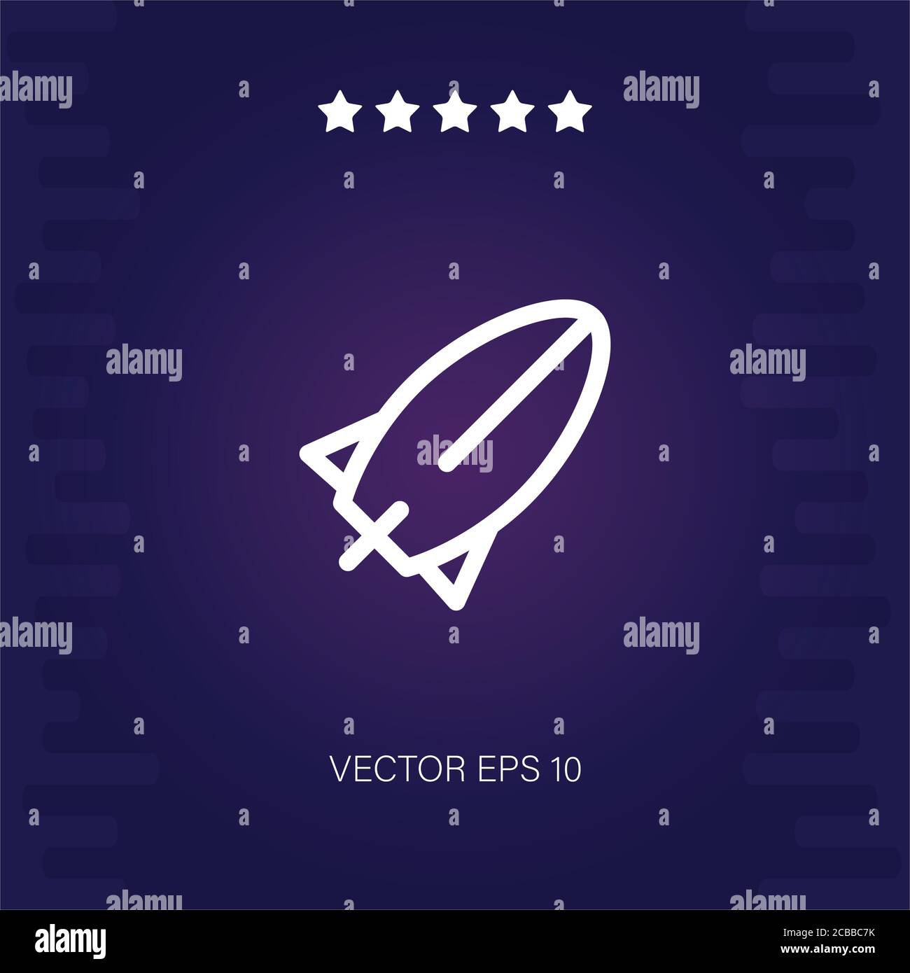 Surfboard vector icon modern illustration Stock Vector Image & Art - Alamy