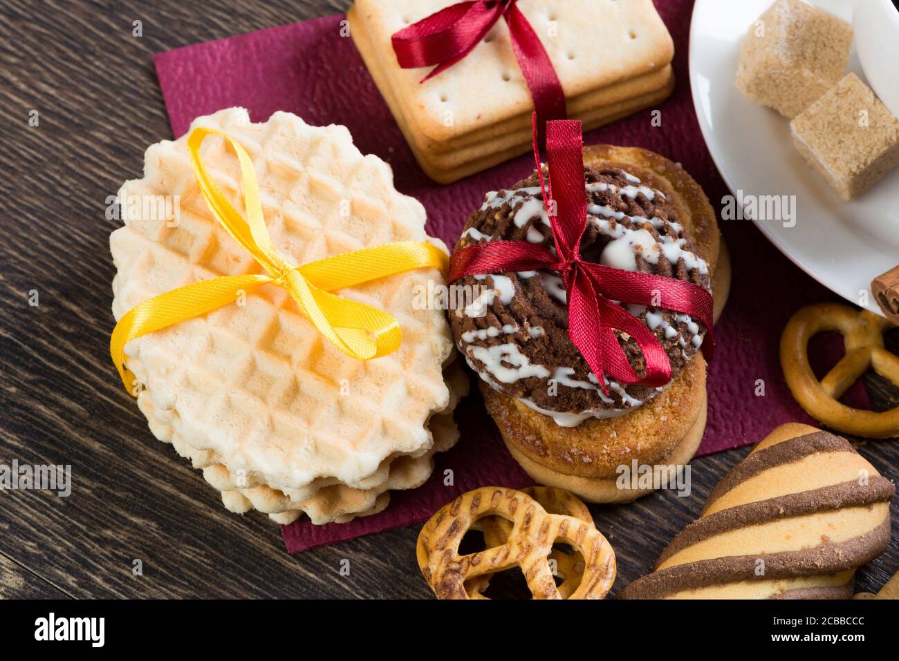 Sweets for coffee break Stock Photo - Alamy