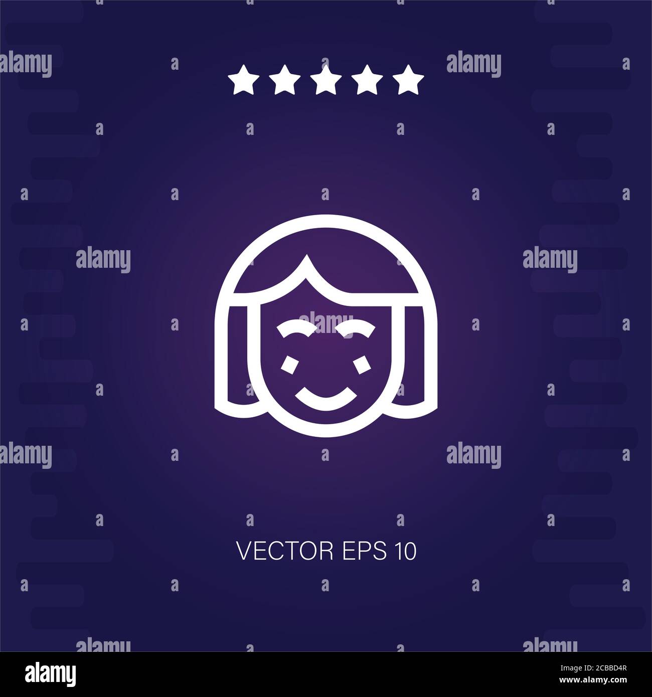 shy vector icon modern illustration Stock Vector Image & Art - Alamy