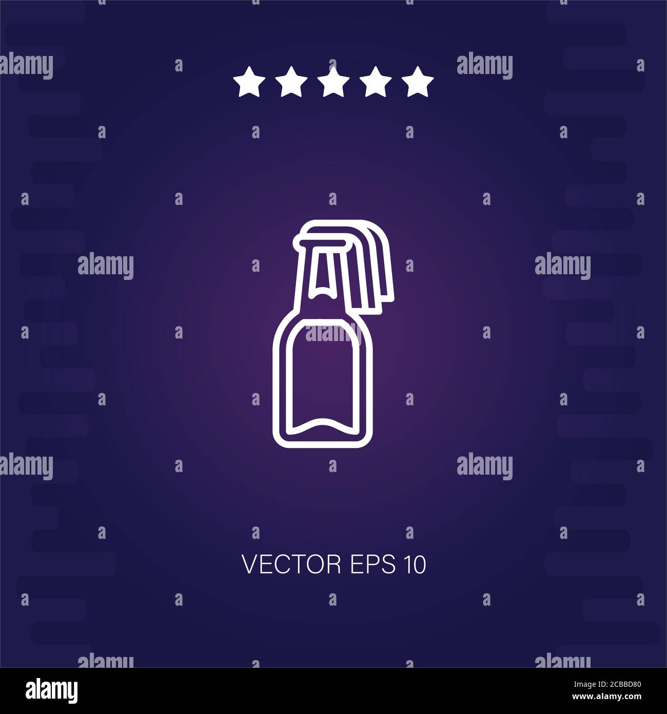 molotov cocktail vector icon modern illustration Stock Vector