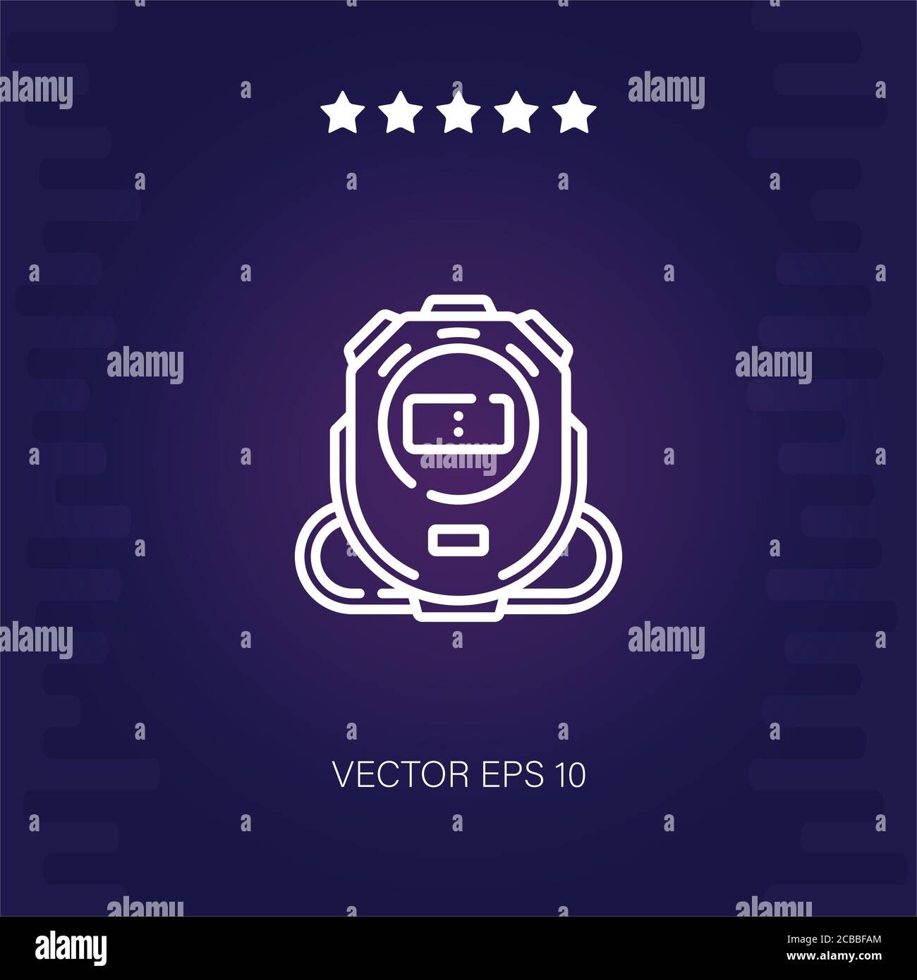 stopwatch vector icon modern illustration Stock Vector Image & Art - Alamy