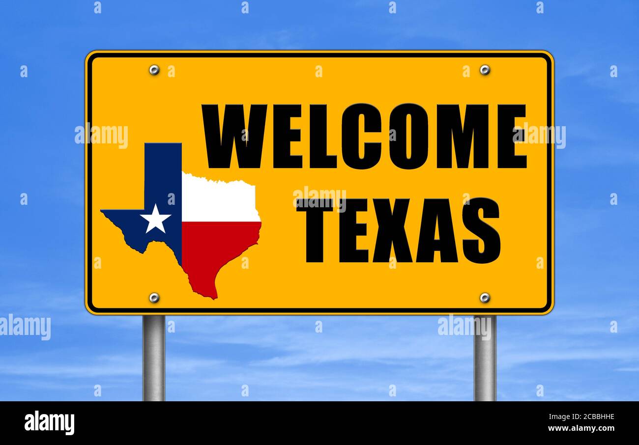 Welcome To Texas Sign Usa Hi Res Stock Photography And Images Alamy