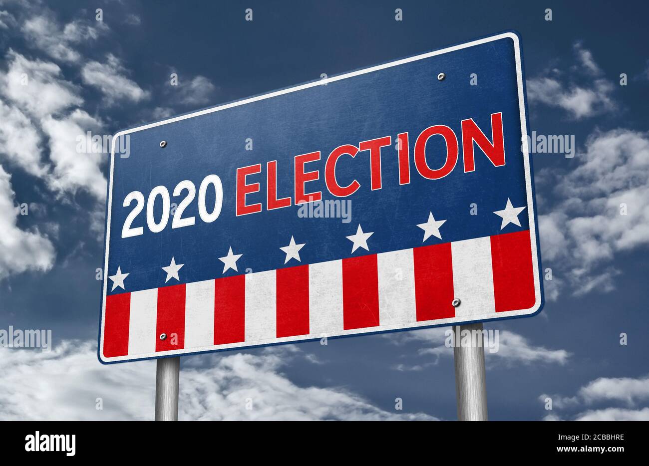 2020 Presidential Election Stock Photo