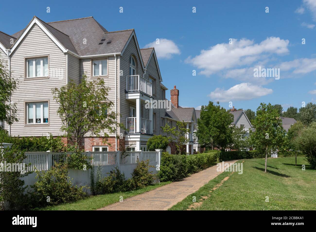Houses at Richmond Village, a New England style retirement village, at