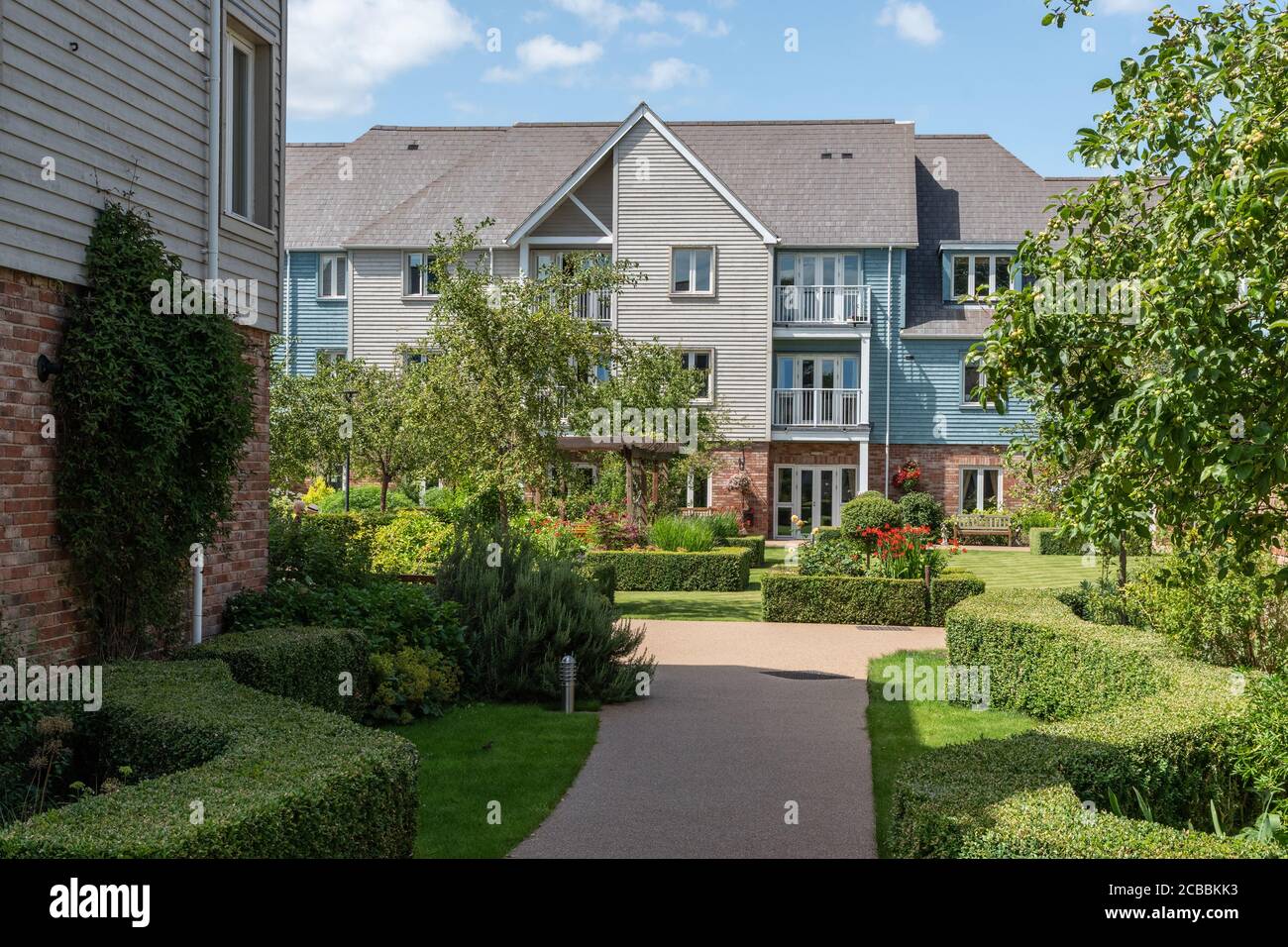 Houses at Richmond Village, a New England style retirement village, at