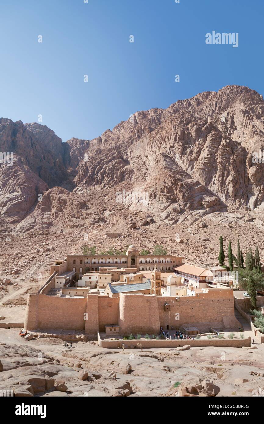 The monastery of Saint Catherine, Egypt Stock Photo