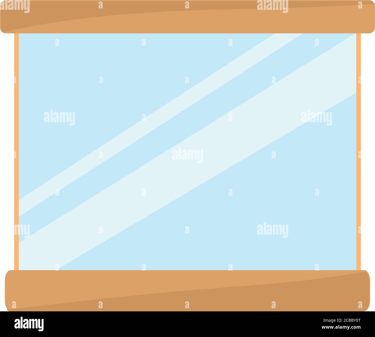 Isolated window icon Stock Vector