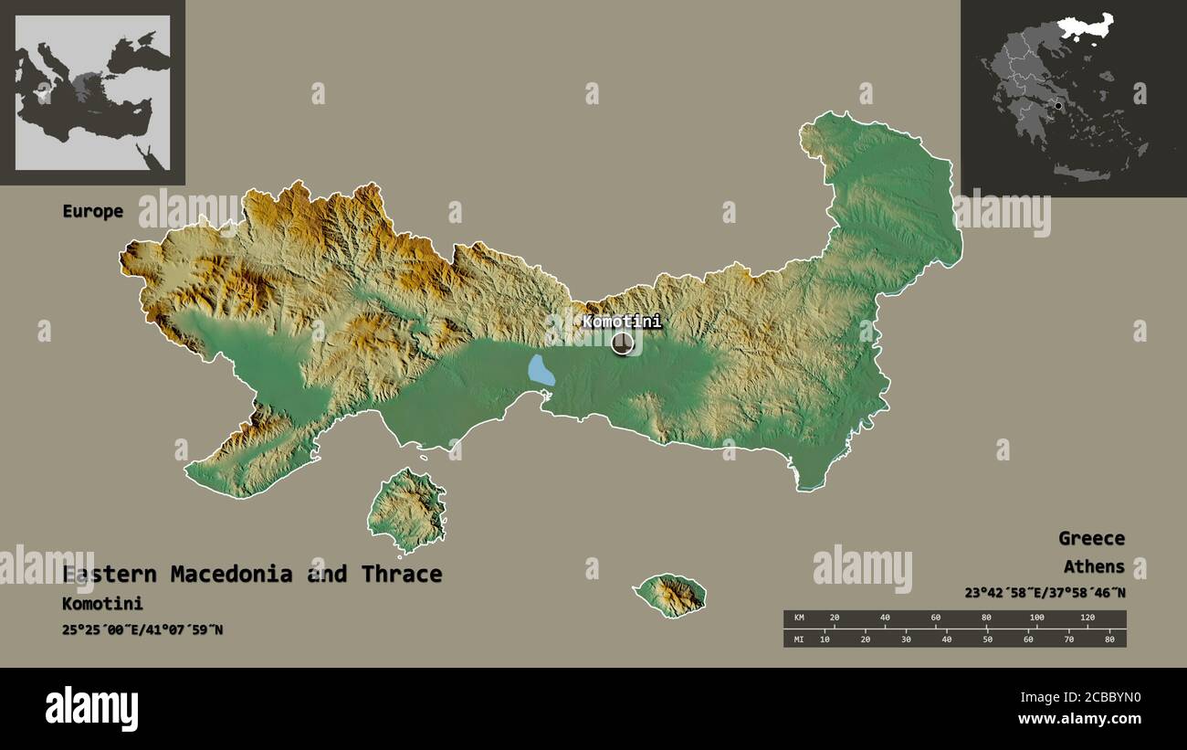 Map macedonia and thrace hires stock photography and images Alamy