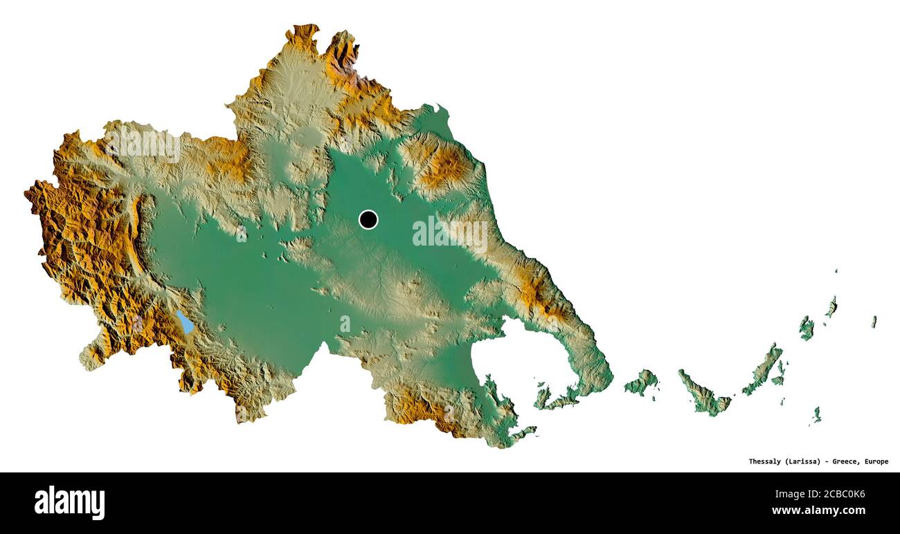 Shape Of Thessaly Decentralized Administration Of Greece With Its 