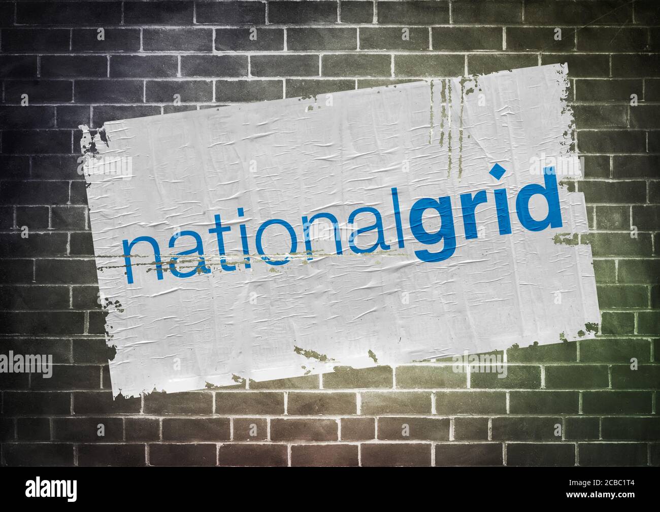 National Grid logo Stock Photo
