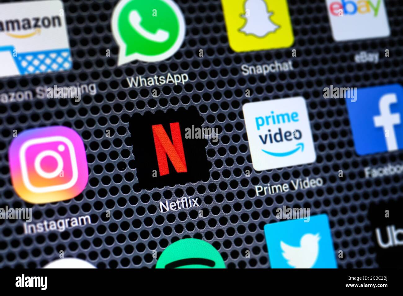 Netflix app logo Stock Photo - Alamy
