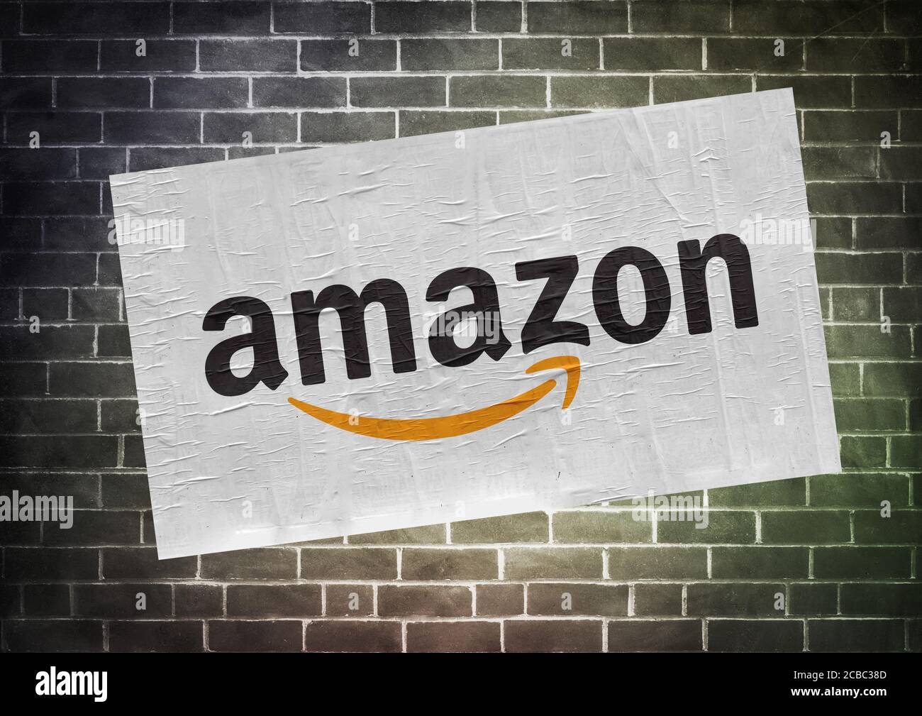 Amazon poster logo Stock Photo