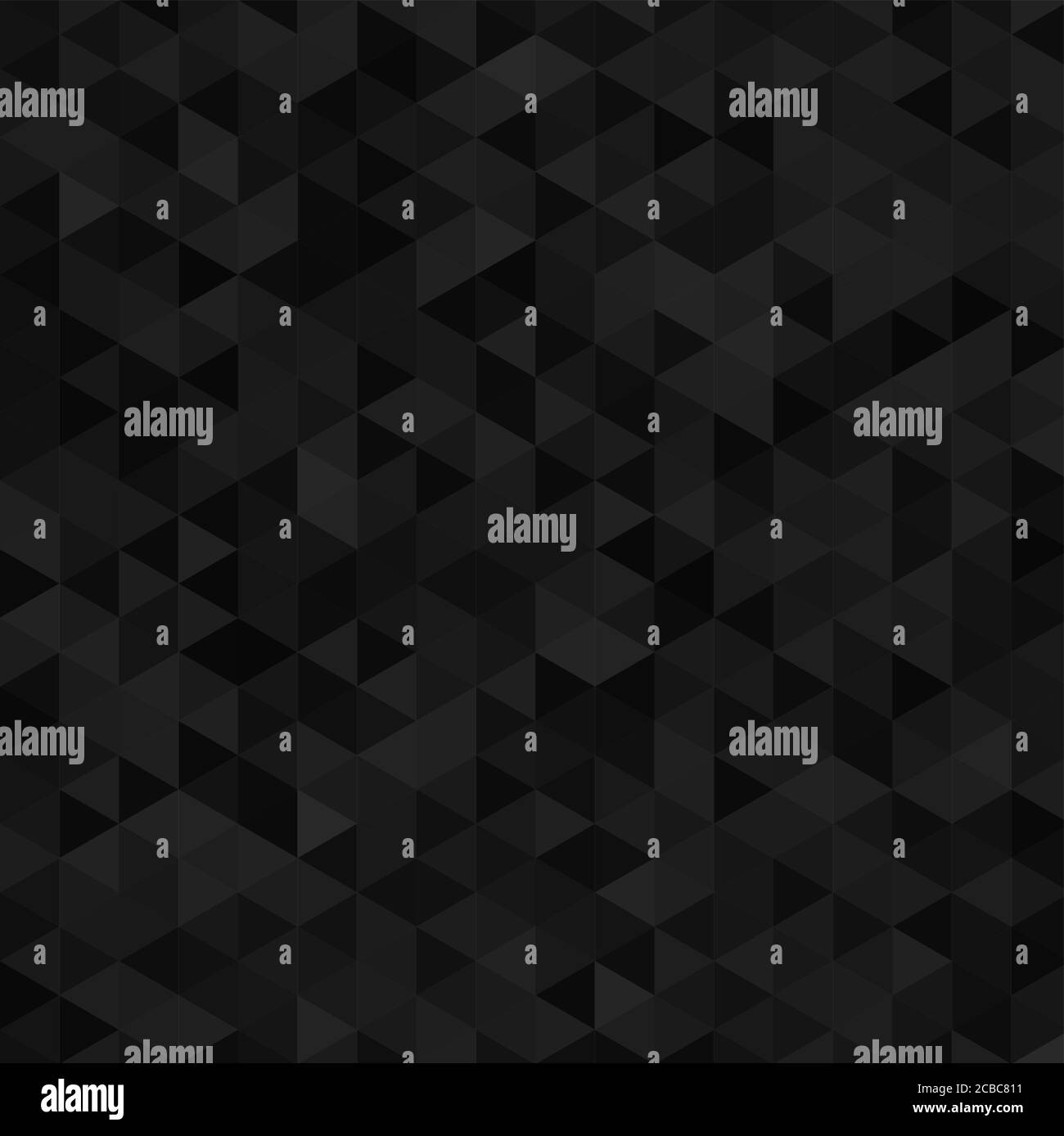 Abstract black background made of triangle elements. Stock Vector