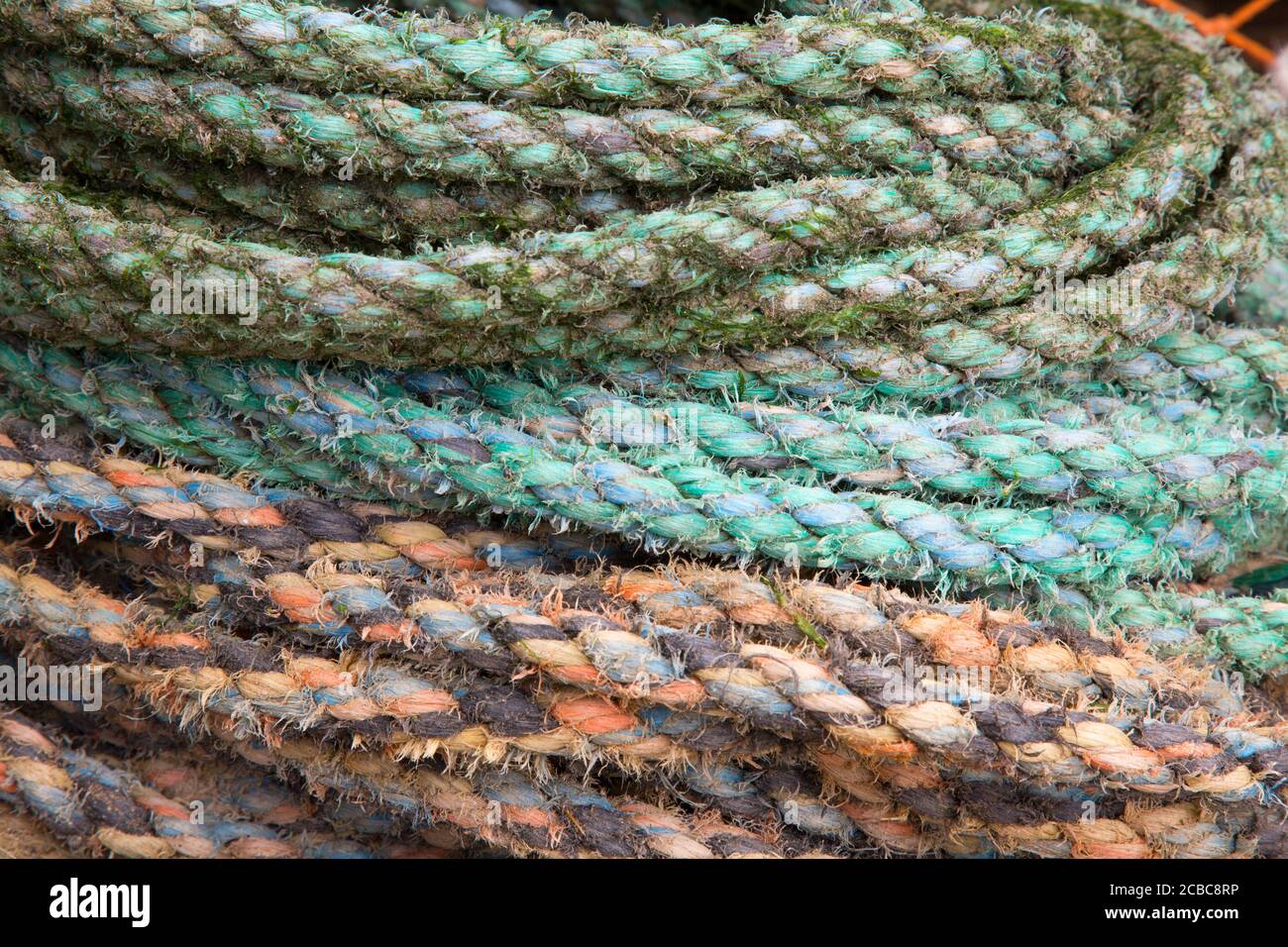 Colourful fishing ropes hi-res stock photography and images - Alamy