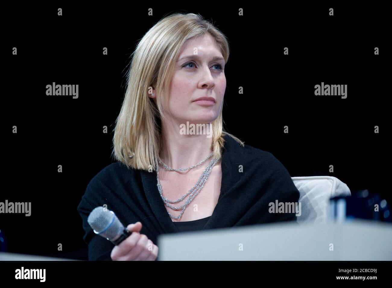 Austin, Texas USA, February 14, 2009: Marie Tillman, widow of Army Ranger and NFL player Pat Tillman who was killed in Afghanistan, participates on a panel at the second-annual Clinton Global Initiative University, a conference bringing together students to take action on global challenges such as poverty, hunger, energy, climate change and global health. The program is founded by former President Bill Clinton.  ©Bob Daemmrich Stock Photo