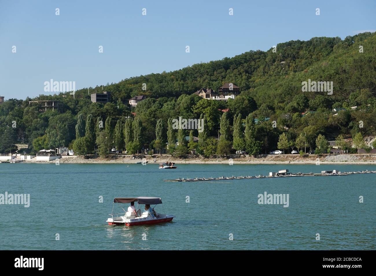 Lake Abrau, Abrau-Durso krasnodar krai Stock Photo