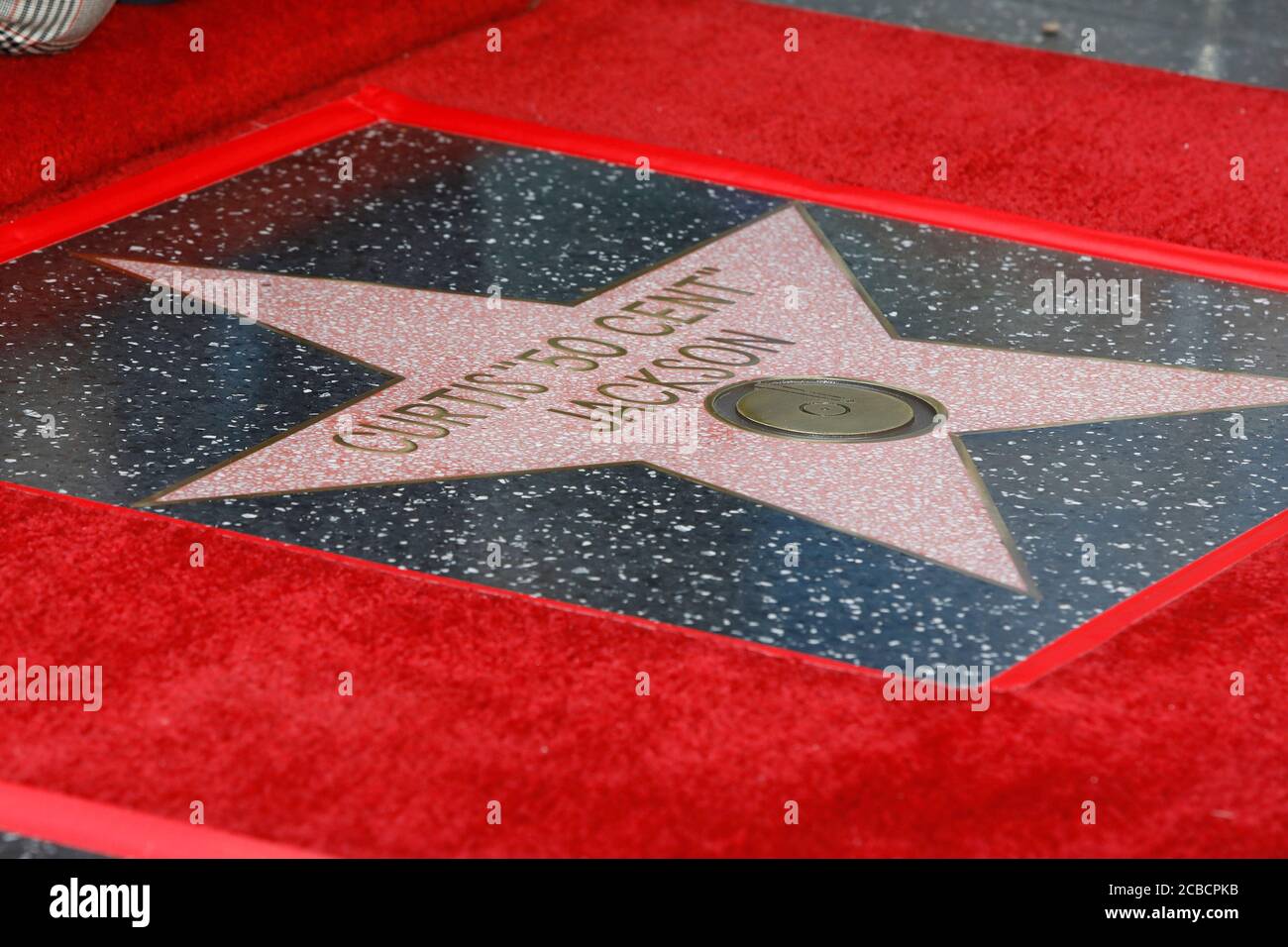 LOS ANGELES JAN 30 Curtis Jackson, 50 Cent, star at the 50 Cent Star Ceremony on the
