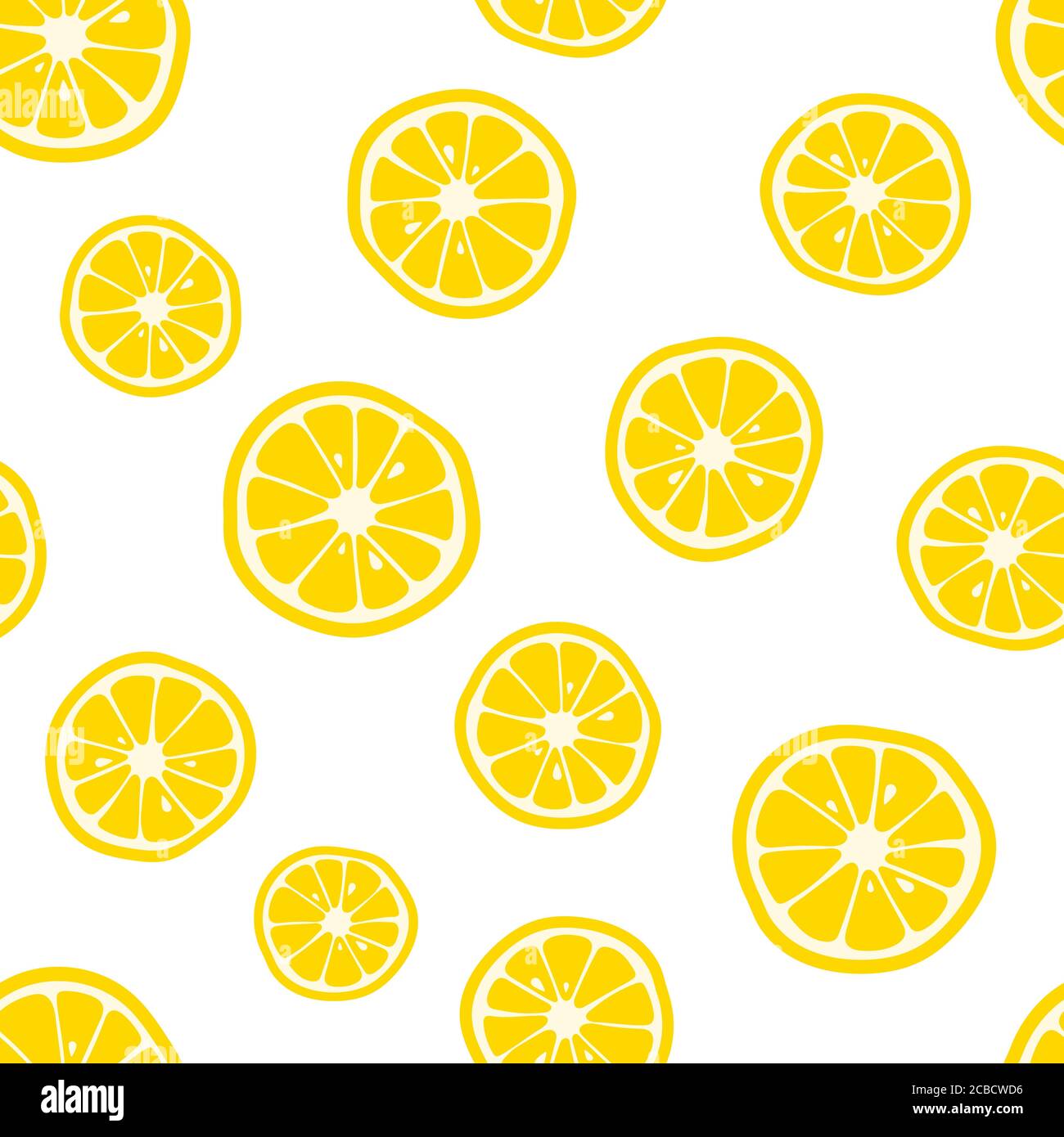 Lemon slices pattern. Citrus background Vector illustration Stock ...