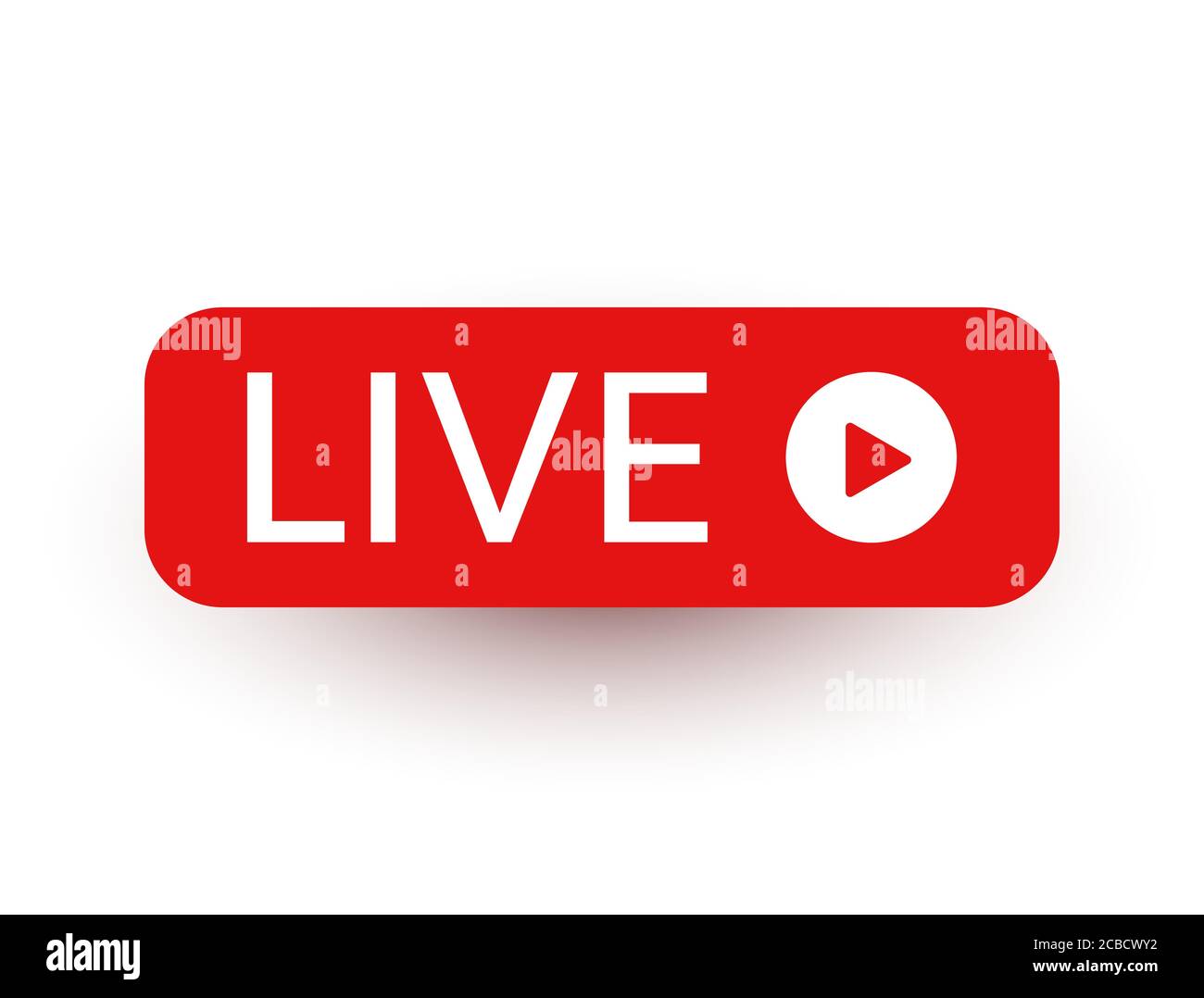 Live Stream Icon Live Streaming Video News Symbol On White Background Social Media Template Broadcasting Online Stream Play Button Social Netw Stock Vector Image Art Alamy