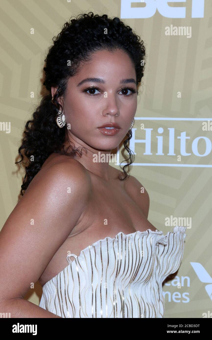 LOS ANGELES FEB 23 Alisha Wainwright at the American Black Film