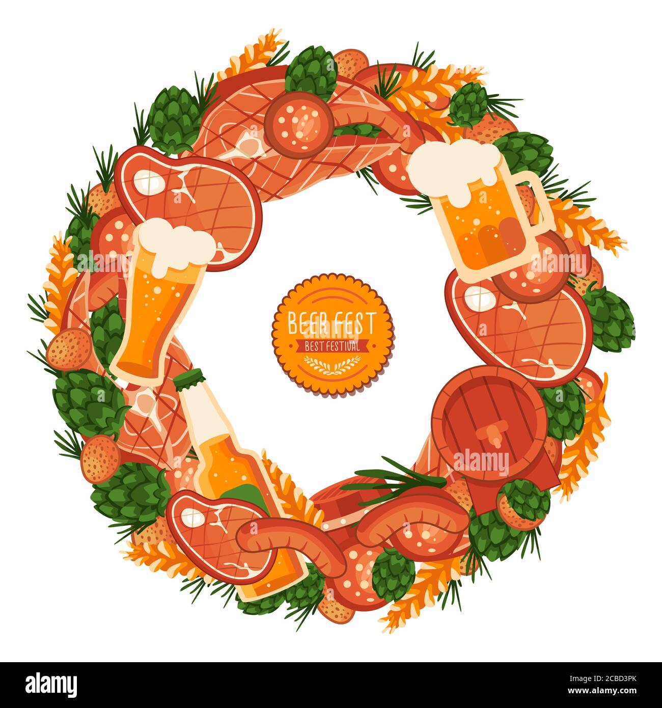 Food festival bath Stock Vector Images Alamy