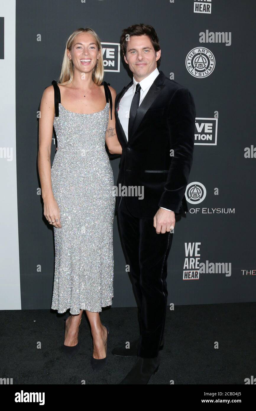 LOS ANGELES JAN 4 Edei and James Marsden at the Art of Elysium Gala