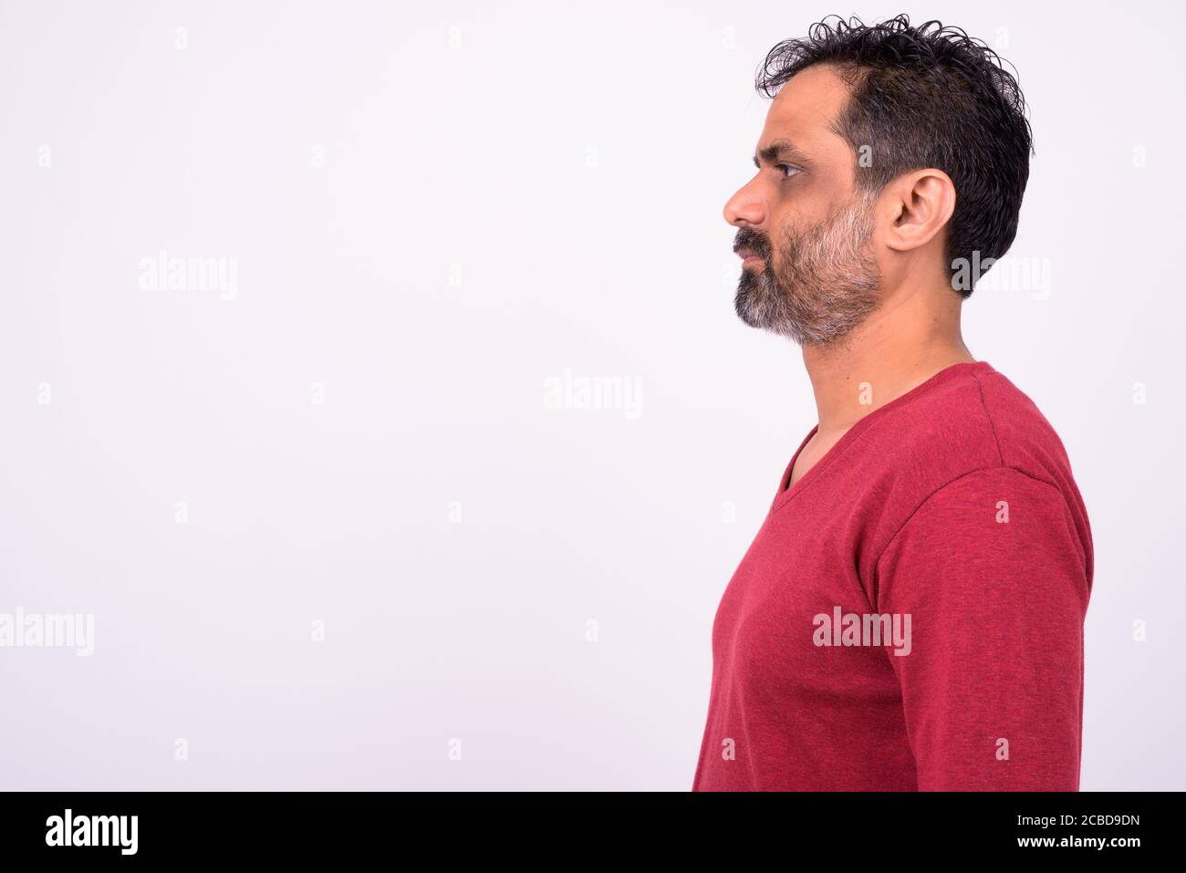 Side profile indian mature man hi-res stock photography and images - Alamy