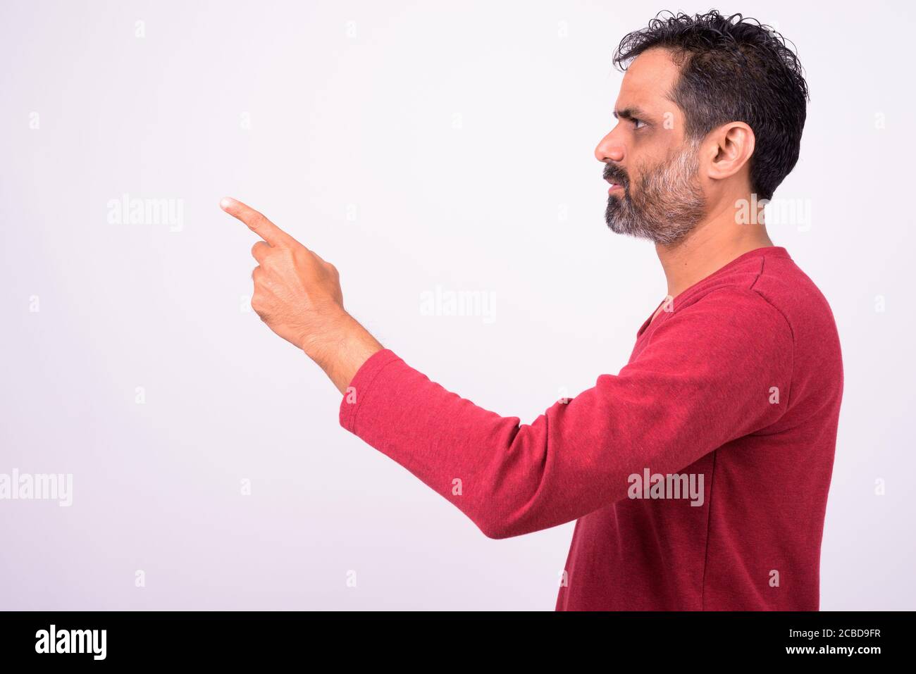 Side profile indian mature man hi-res stock photography and images - Alamy