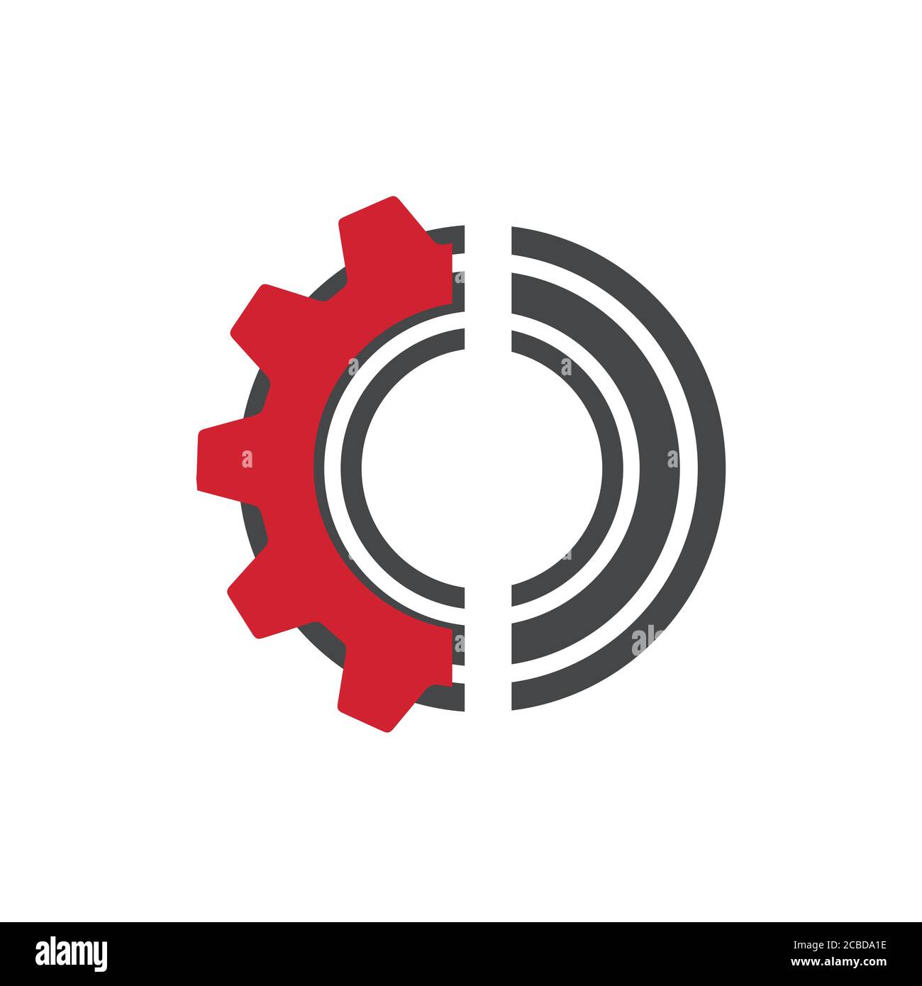 creative simple gear logo design. gear and cogs vector. Sign of machine