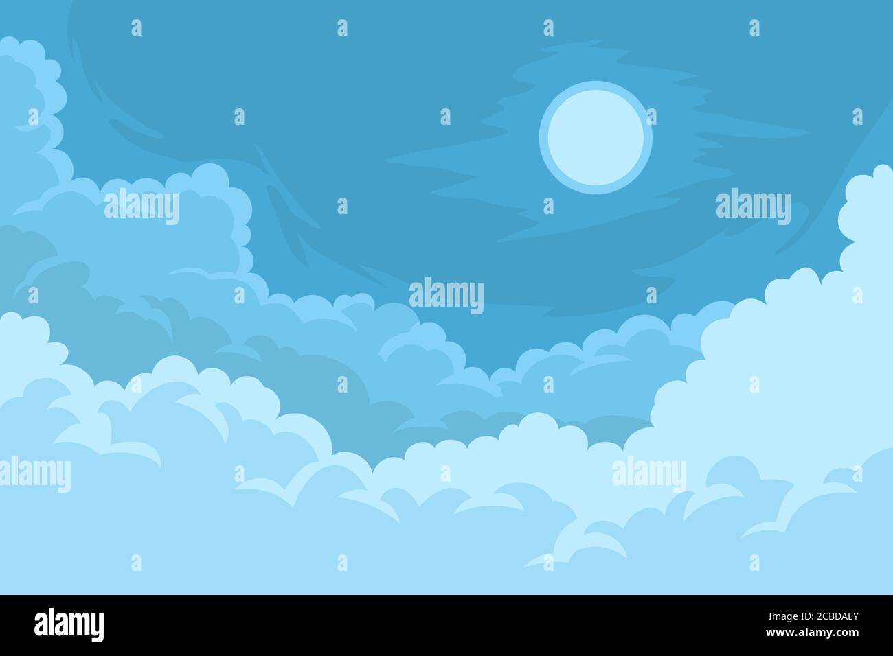 Cloudy sky background Stock Vector Image & Art - Alamy