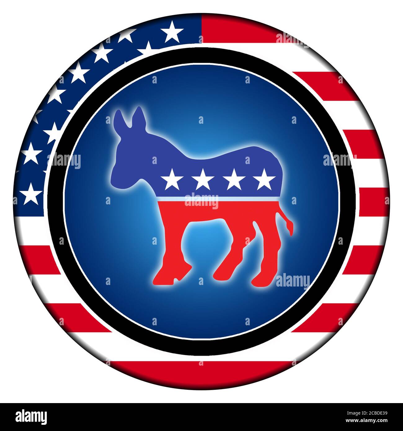 Democrats Election Icon Stock Photo