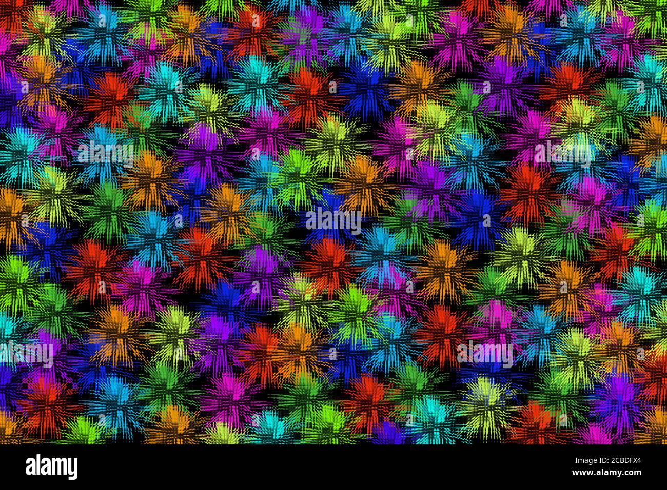 Multicolored floral background. Stock Photo
